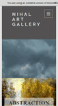 Mobile Screenshot of nihalart.com