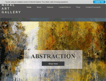 Tablet Screenshot of nihalart.com